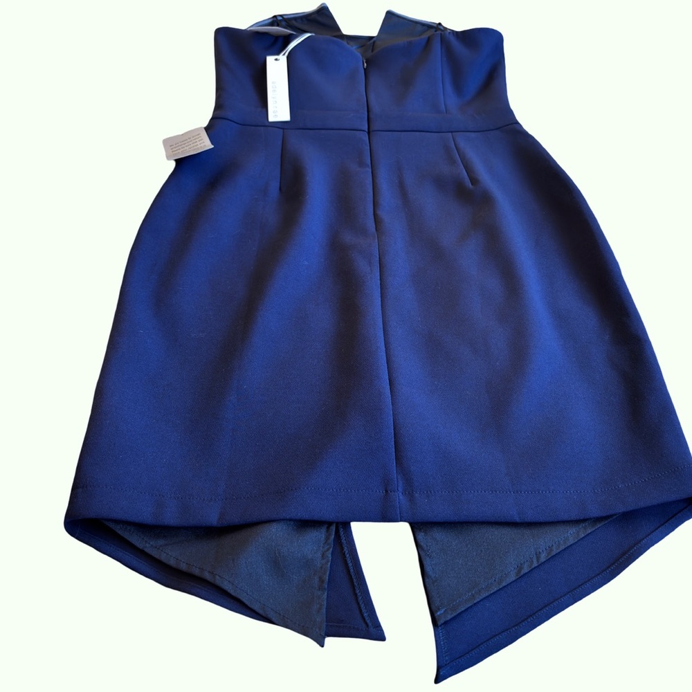 Adelyn Rae Midnight Blue Strapless Dress NWT Medium - Picture 6 of 9